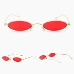 عینک بیضی قرمز فانتزی