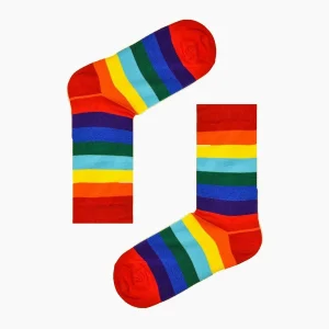 جوراب رنگین کمانی فانتزی ساقدار مچی