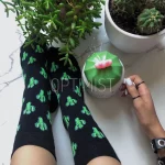 جوراب کاکتوس مشکی