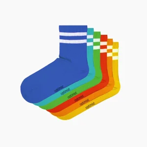 جوراب دو خط سفید رنگی