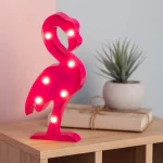 خرید آنلاین چراغ خواب فلامینگو صورتی