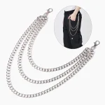 زنجیر شلوار سه ردیفه