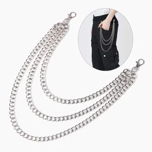 زنجیر شلوار سه ردیفه