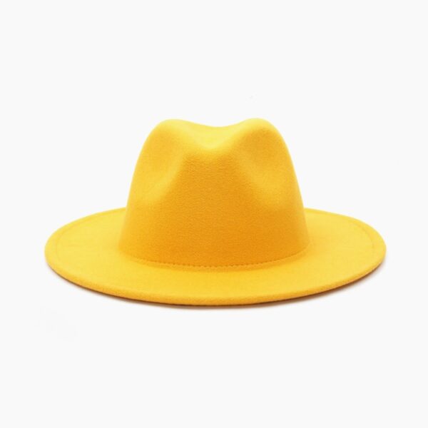 کلاه فدورا زرد