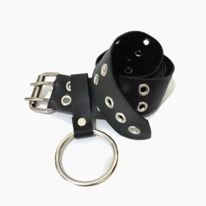 کمربند دوپانج چرمی حلقه دار