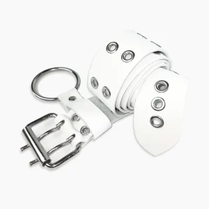 کمربند سبک پانک سفید