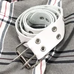 خرید آنلاین کمربند پانچی سفید