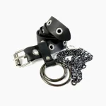 کمربند تک پانچ چرمی باریک