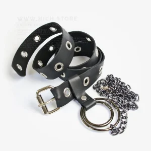 کمربند تک پانچ باریک با زنجیر