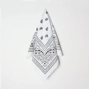 باندانا سفید طرح اشک