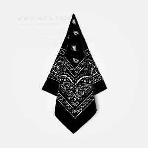 باندانا مشکی طرح اشک