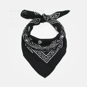 باندانا دستمال سر سیاه مدل اشکی