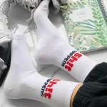 جوراب شت هپنز سفید