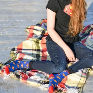 جوراب سوپرمن پسرانه