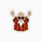 استیکر انیمه Master Roshi