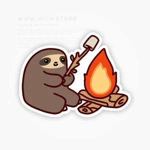 استیکر تنبل مارشمالو