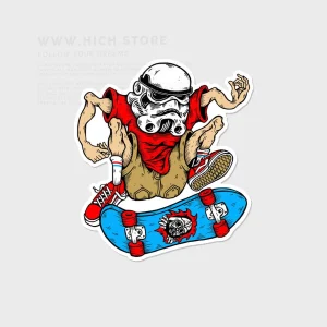 استیکر storm trooper اسکیتر