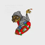 استیکر یودا اسکیتر