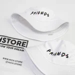 کلاه باکت فرندز سفید