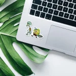 استیکر باب اسفنجی و اختاپوس