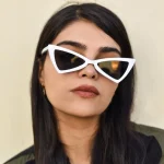 عینک سفید گربه ای