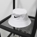 کلاه باکت سفید طرحدار