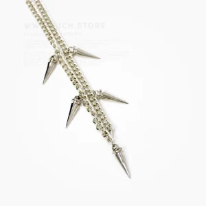 گردنبند استیل اسپایک دار