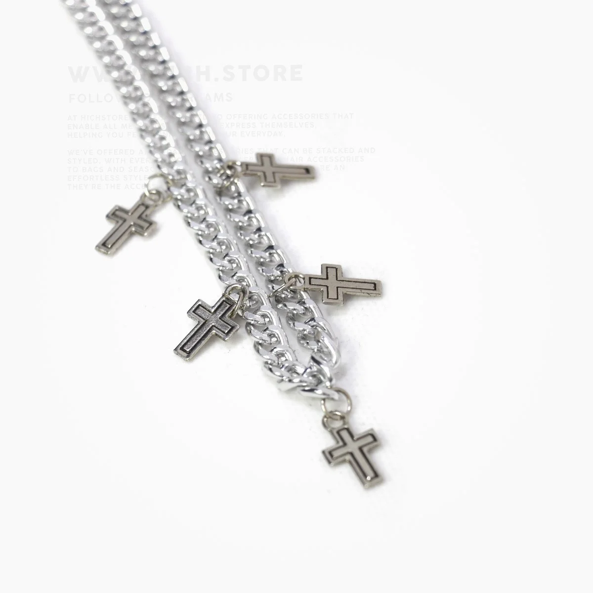 گردنبند صلیب و زنجیر گردنبند زنجیر و صلیب