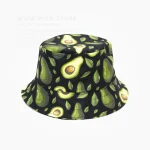 کلاه باکت آووکادو تیره مخملی