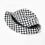 کلاه باکت شطرنجی مخمل