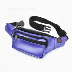 کیف کمری آبی کاربنی