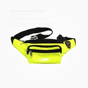 کیف کمری زرد چرمی