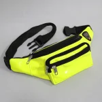 کیف کمری زرد قناری چرم