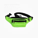 کیف کمری سبز فسفری چرم