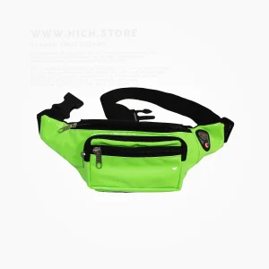 کیف کمری سبز فسفری چرم