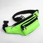 کیف کمری سبز فسفری چرمی