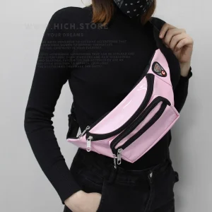 کیف کمری صورتی