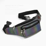 کیف کمری هولوگرامی مشکی