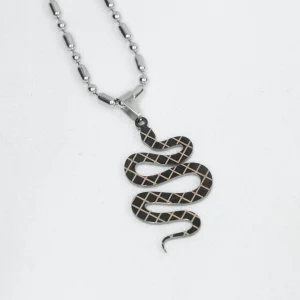 پلاک فلزی مار