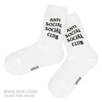 جوراب Anti Social Social Club سفید