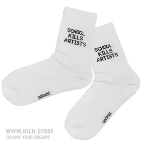 جوراب school Kills Artists سفید