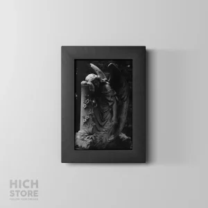 تابلو مجسمه ناراحت