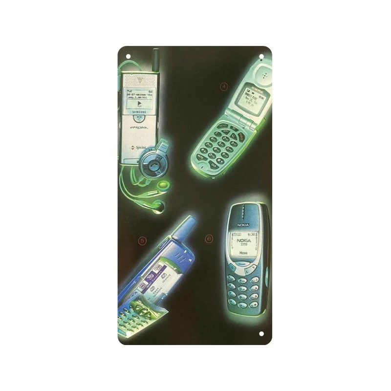 تابلو-فلزی-گوشی-قدیمی