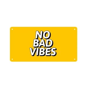 پلاک فلزی نو بد وایبز