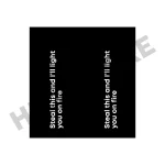 فندک Steal This مشکی - Image 2