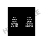 فندک Buy Your Own مشکی - Image 2