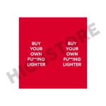 فندک Buy Your Own قرمز - Image 2