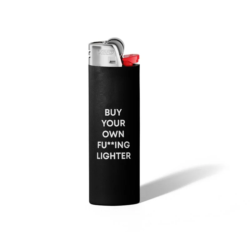 فندک لعنتی خودت رو بخر مشکی فندک Buy Your Own مشکی - Image 1