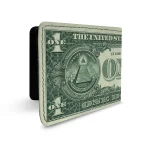 کیف پول چرم یک دلاری