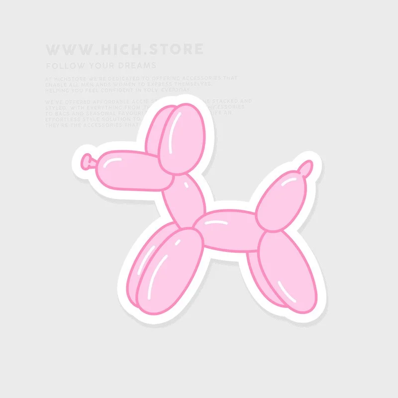 استیکر بادکنک صورتی (2)